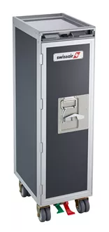 Chariot d'avion Swissair anthracite logo Swissair