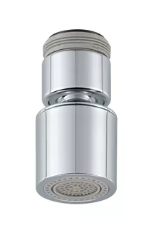 VARIOduo PCA® Adjust. aerator with swivel chrome-plated
