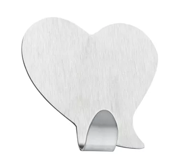 Hook Heart inox mat