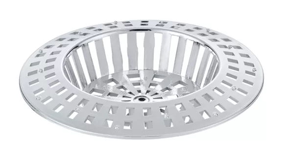 Grille pour évier grand chromé