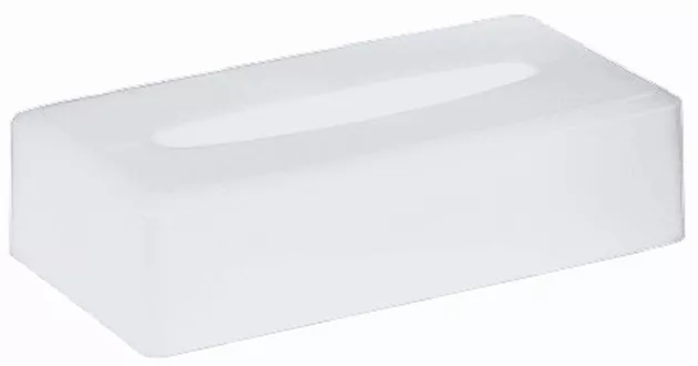 Distributeur de serviettes blanc transparente