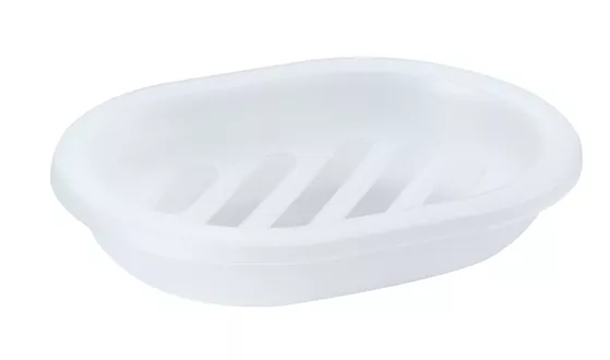Porte-savonnette Trend Frosted blanc transparent