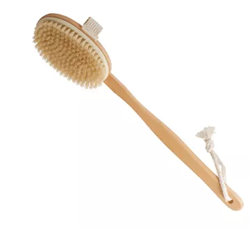 Brosse de bain avec poils de sanglier
